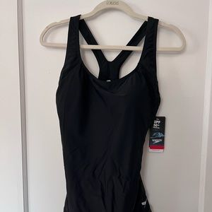 Black Speedo one piece swim suit